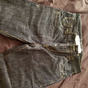 Vintage Cinch Back Raw Denim 30
